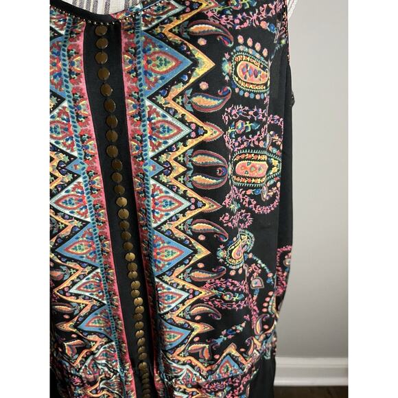 Angie Multicolor speghetti strap BOHO/Hippi Sundress Festival Summer Spring - Picture 2 of 7